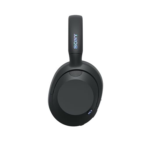 Sony ULT WEAR Kabellose Bluetooth-Kopfhörer – Noise Cancelling, Mikrofon, 30h Akku, Bass Boost, Schwarz
