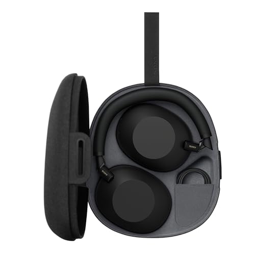 Sony WH-1000XM6 – Over-Ear Wireless Noise Cancelling Kopfhörer mit Hi-Res Sound, 30 Std. Akku & Komfortablem Design – Schwarz