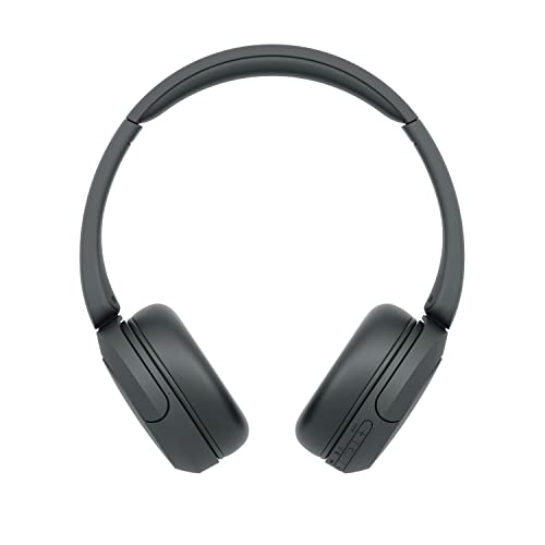 Sony WH-CH520 Bluetooth On-Ear Kopfhörer – 50h Akku, Schnellladefunktion, Schwarz
