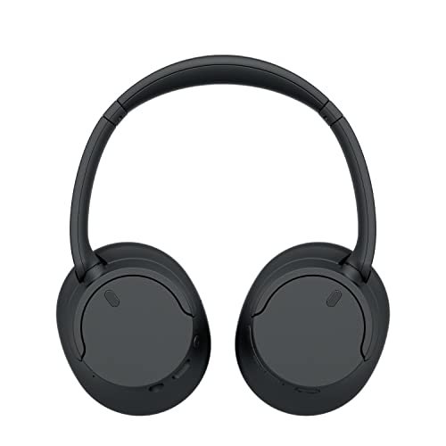 Sony WH-CH720N Kabellose Bluetooth-Kopfhörer – Noise Cancelling, 35h Akku, Schnellladefunktion, Schwarz