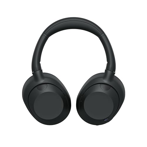 Sony ULT WEAR Kabellose Bluetooth-Kopfhörer – Noise Cancelling, Mikrofon, 30h Akku, Bass Boost, Schwarz