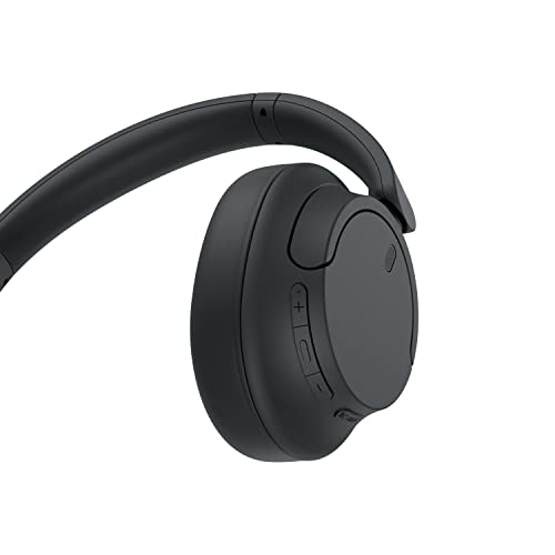Sony WH-CH720N Kabellose Bluetooth-Kopfhörer – Noise Cancelling, 35h Akku, Schnellladefunktion, Schwarz