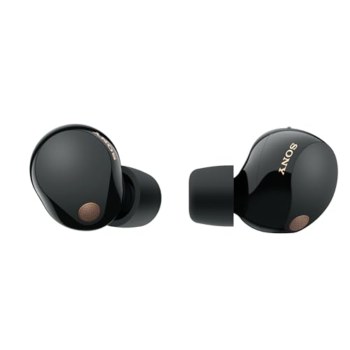 Sony WF-1000XM5 Kabellose In-Ear-Kopfhörer – Noise Cancelling, Bluetooth, 24h Akku, Schnellladefunktion, Schwarz