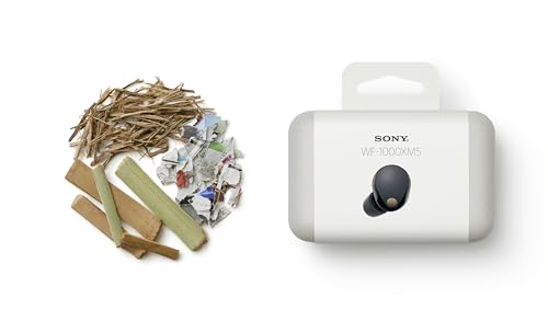 Sony WF-1000XM5 Kabellose In-Ear-Kopfhörer – Noise Cancelling, Bluetooth, 24h Akku, Schnellladefunktion, Schwarz