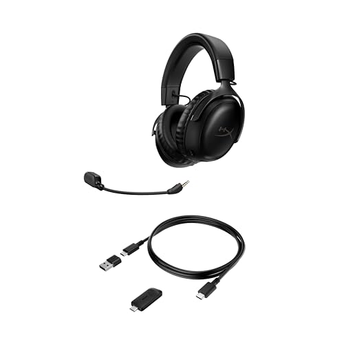 HyperX Cloud III Wireless – Gaming-Headset für PC, PS5 & PS4