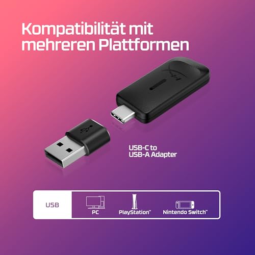 HyperX Cloud III Wireless – Gaming-Headset für PC, PS5 & PS4