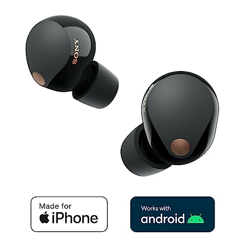 Sony WF-1000XM5 Kabellose In-Ear-Kopfhörer – Noise Cancelling, Bluetooth, 24h Akku, Schnellladefunktion, Schwarz