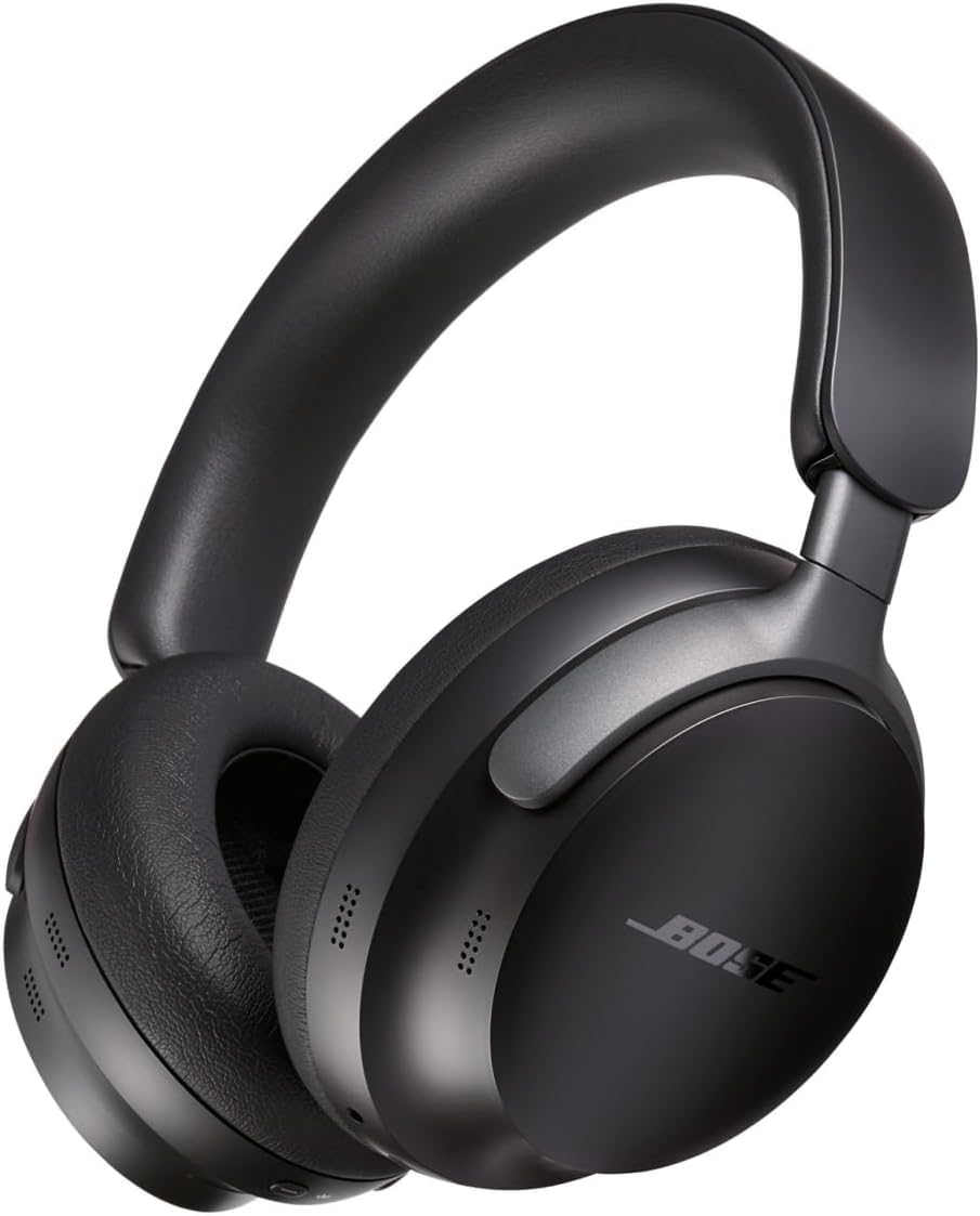 Bose QuietComfort Ultra – Over-Ear Noise-Cancelling-Kopfhörer mit Spatial Audio, 24 Std. Akku – Schwarz
