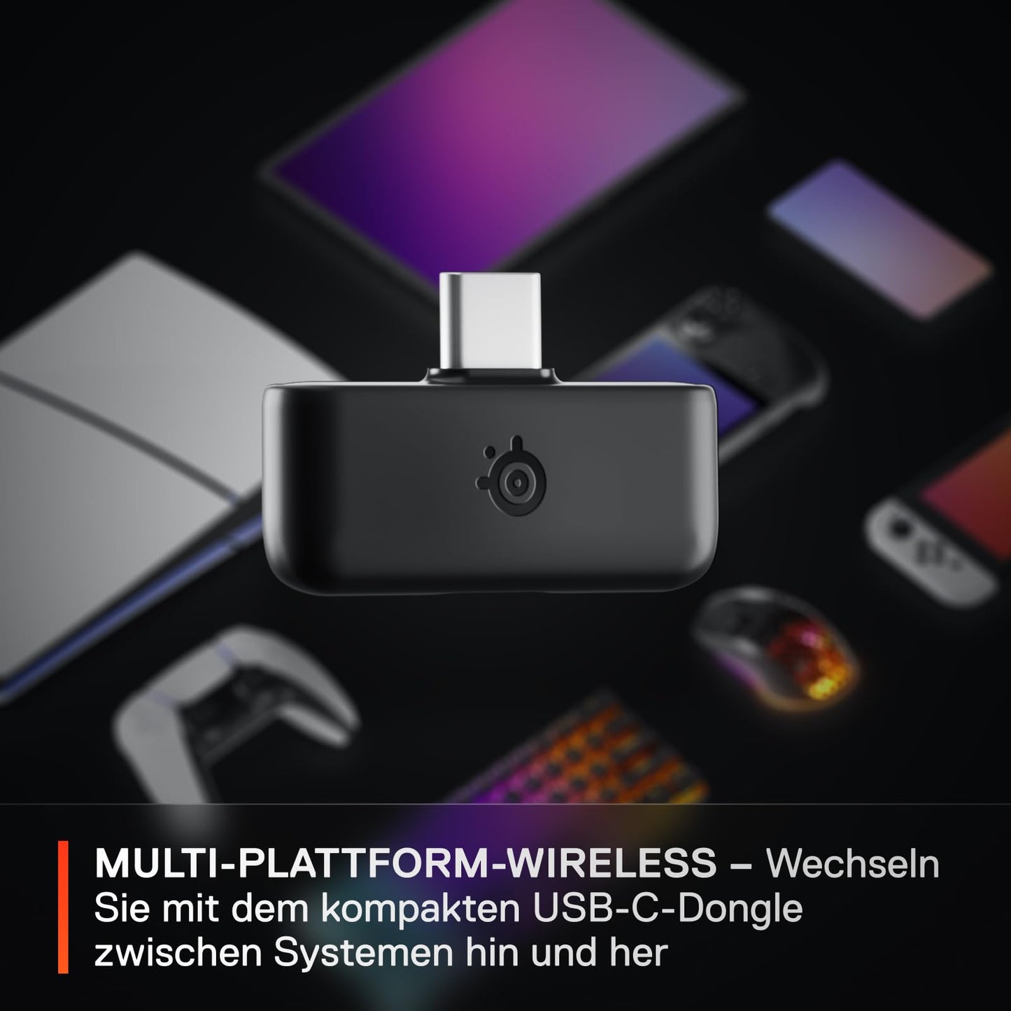 SteelSeries Arctis Nova 5 Wireless Gaming-Headset – Multi-System, PC & PS5, Magnetische Neodym-Treiber, 100+ Audio-Presets, 60 Std. Akku