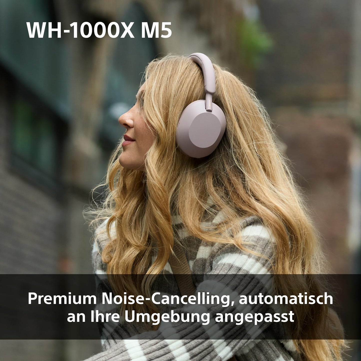 Sony WH-1000XM5 Kabelloser Premium-Kopfhörer – Noise Cancelling, Bluetooth, Hi-Res Audio, 30h Akku, Schwarz