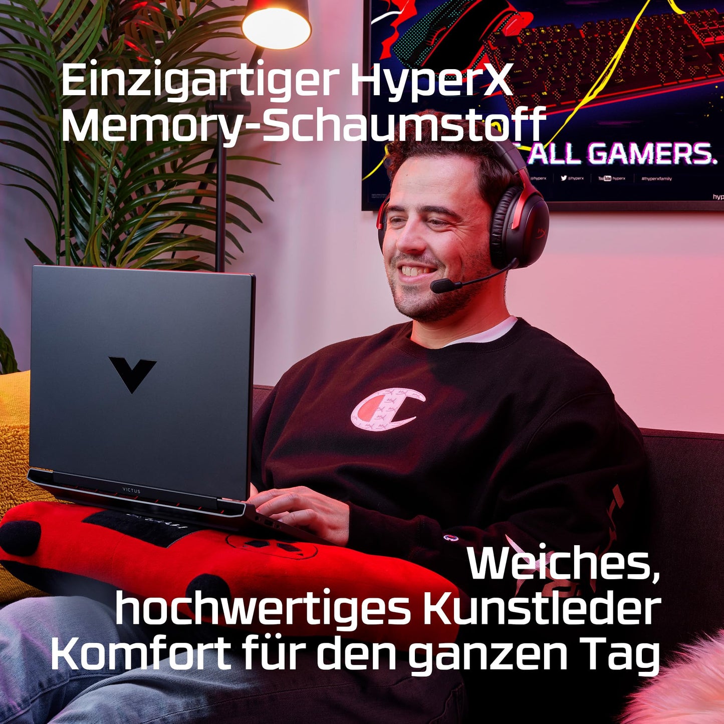 HyperX Cloud III Wireless – Gaming-Headset für PC, PS5 & PS4