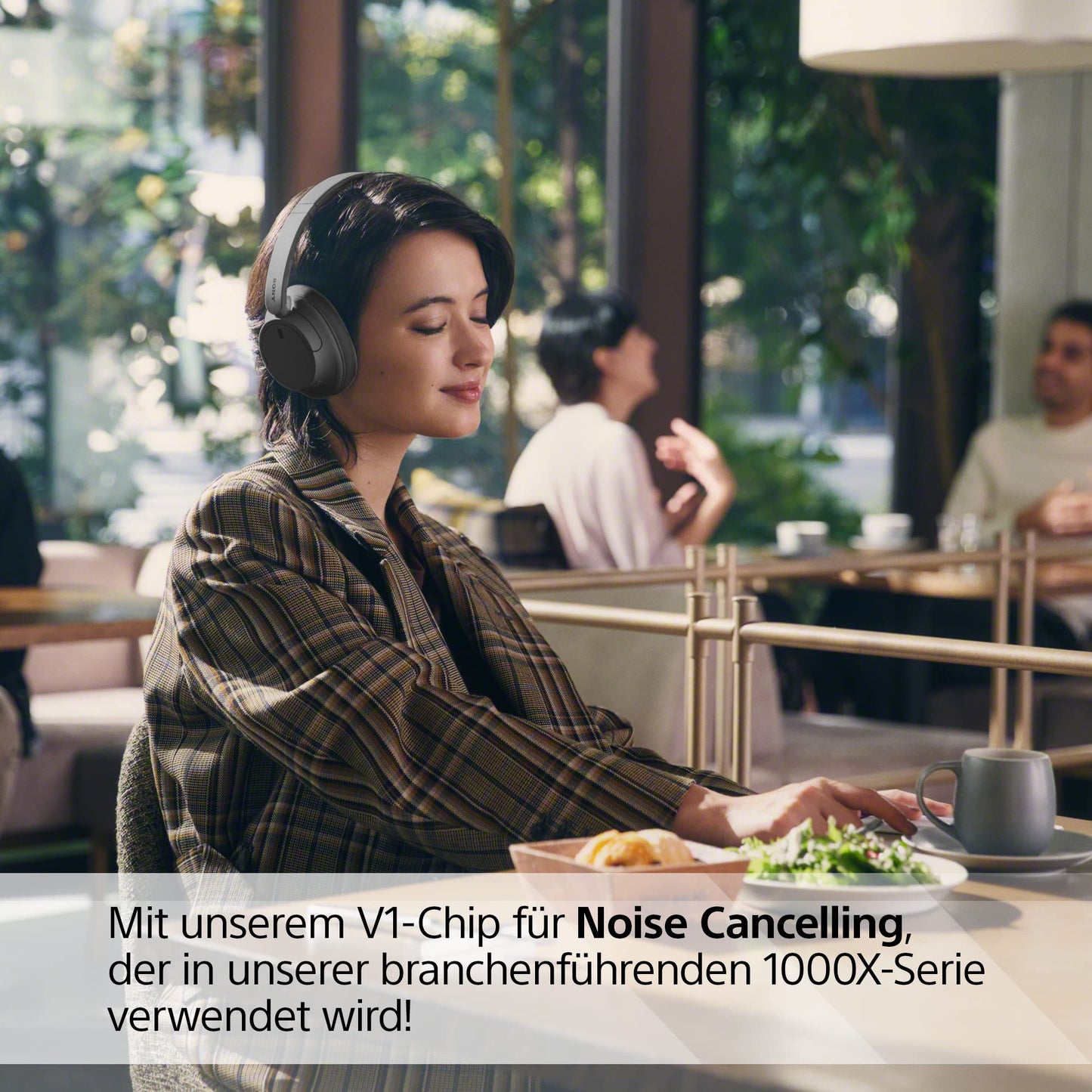 Sony WH-CH720N Kabellose Bluetooth-Kopfhörer – Noise Cancelling, 35h Akku, Schnellladefunktion, Schwarz