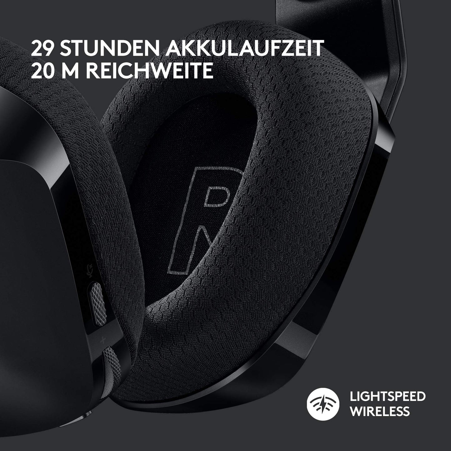 Logitech G733 LIGHTSPEED Kabelloses Gaming-Headset – RGB, Blue VO!CE Mikrofon, 29 Std. Akku – Schwarz