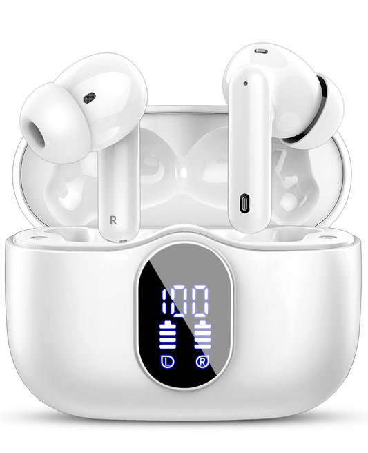 Kabellose Bluetooth 5.3 In-Ear-Kopfhörer – Sport, ENC Noise-Cancelling, HiFi Stereo, 40 Std. Akkulaufzeit